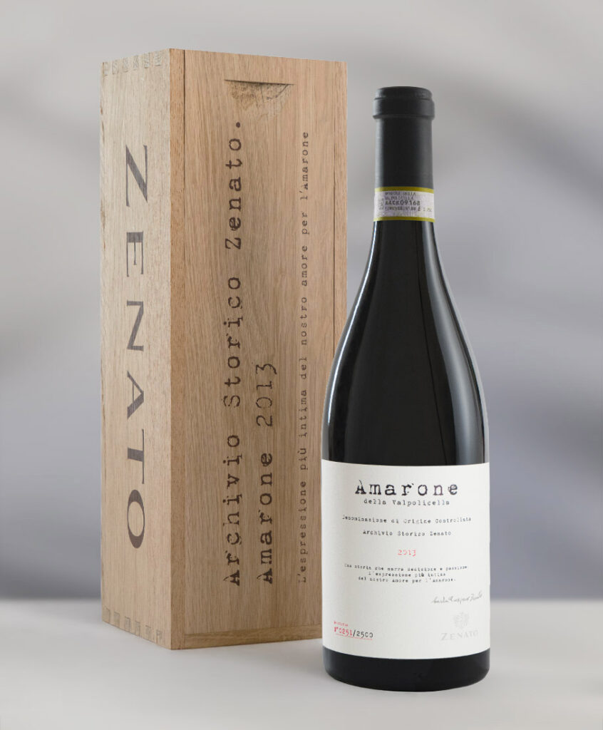 Amarone Zenato Archivio Storico Historical Archiveannata 2013